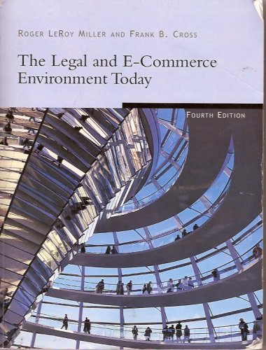 Legal And E-Commerce Environment Today