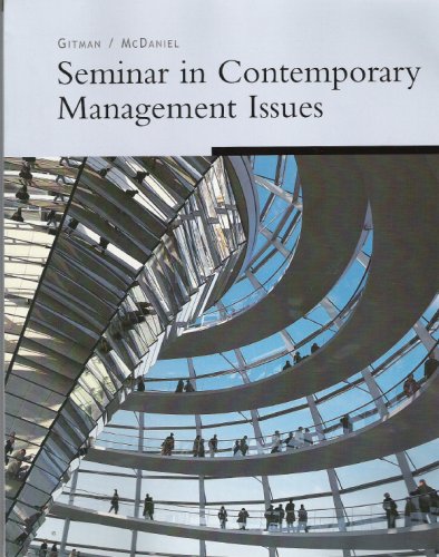 Seminar in Contemporary Management Issues