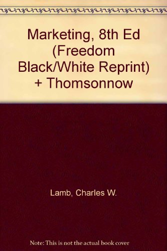 Marketing, 8e (Freedom Black/White Reprint) + Thomsonnow