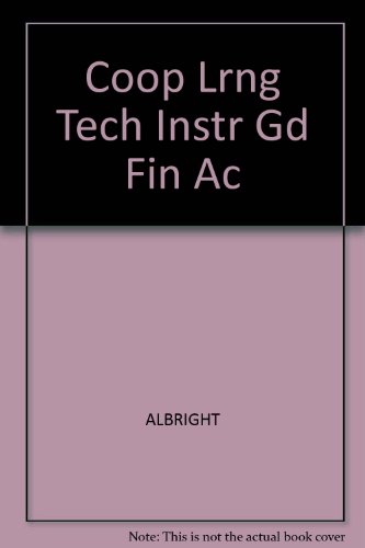 Coop Lrng Tech Instr Gd Fin Ac
