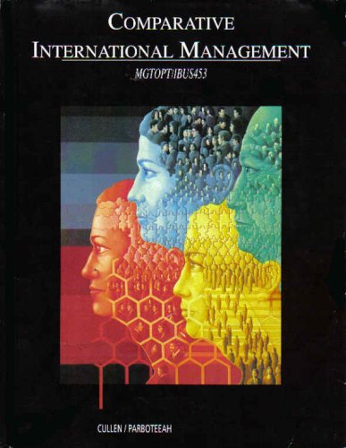Comparative International Management - MGTOPT/IBUS453