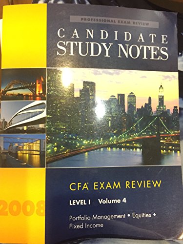 Cfa Exam Review, Level 1