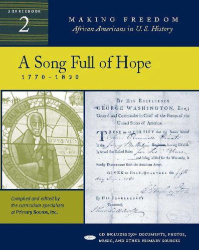 A Song Full Of Hope: 1770-1830 [Sourcebook 2]