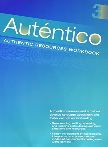 AUTENTICO 2018 AUTHENTIC RESOURCES WORKBOOK LEVEL 3