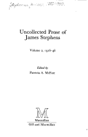 Uncollected Prose of James Stephens