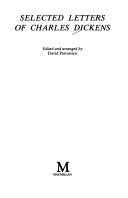Selected Letters Of Charles Dickens