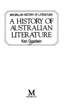 A History Of Australian Literature