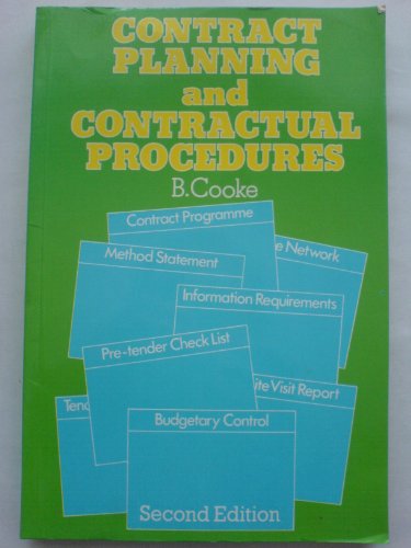 Contract Planning and Contractual Procedures (Building & Surveying)