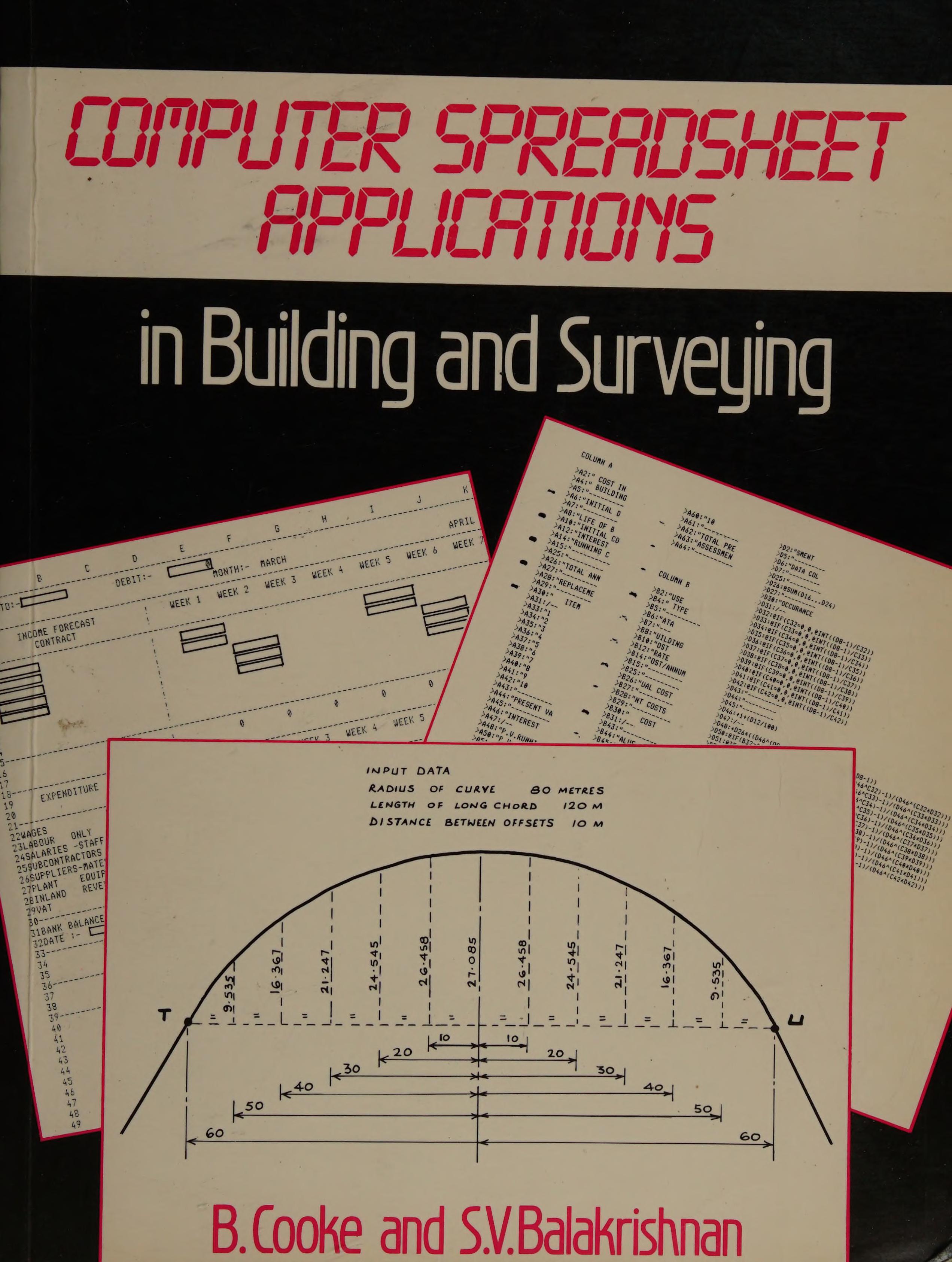 Computer Spreadsheet Applications in Building and Surveying