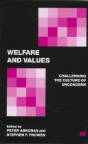 Welfare And Values