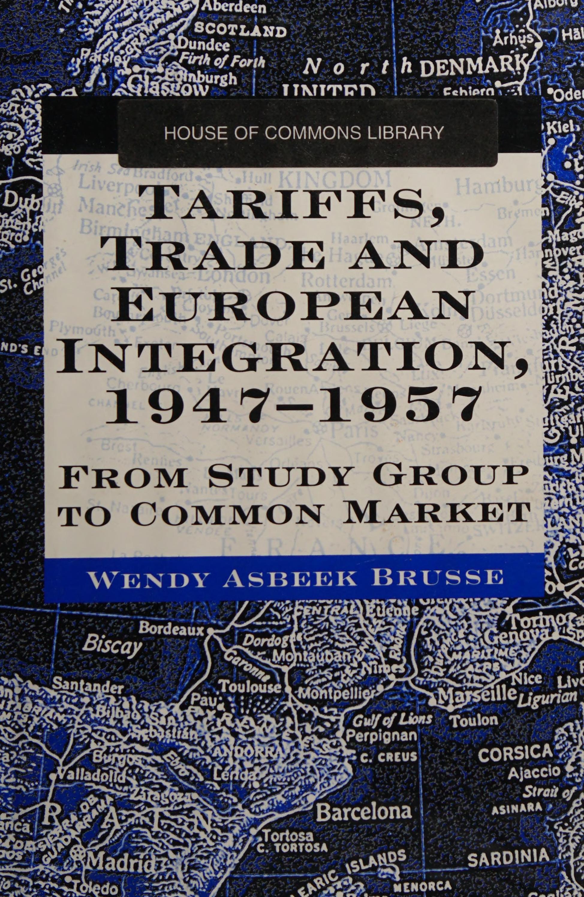 Tariffs, trade, and European integration, 1947-1957