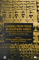 Gaining from Trade in South Africa