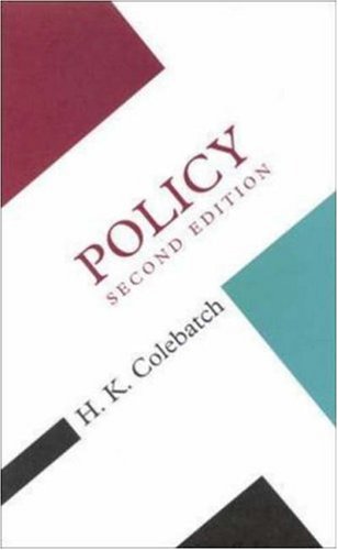 Policy Concepts in the Social Sciences