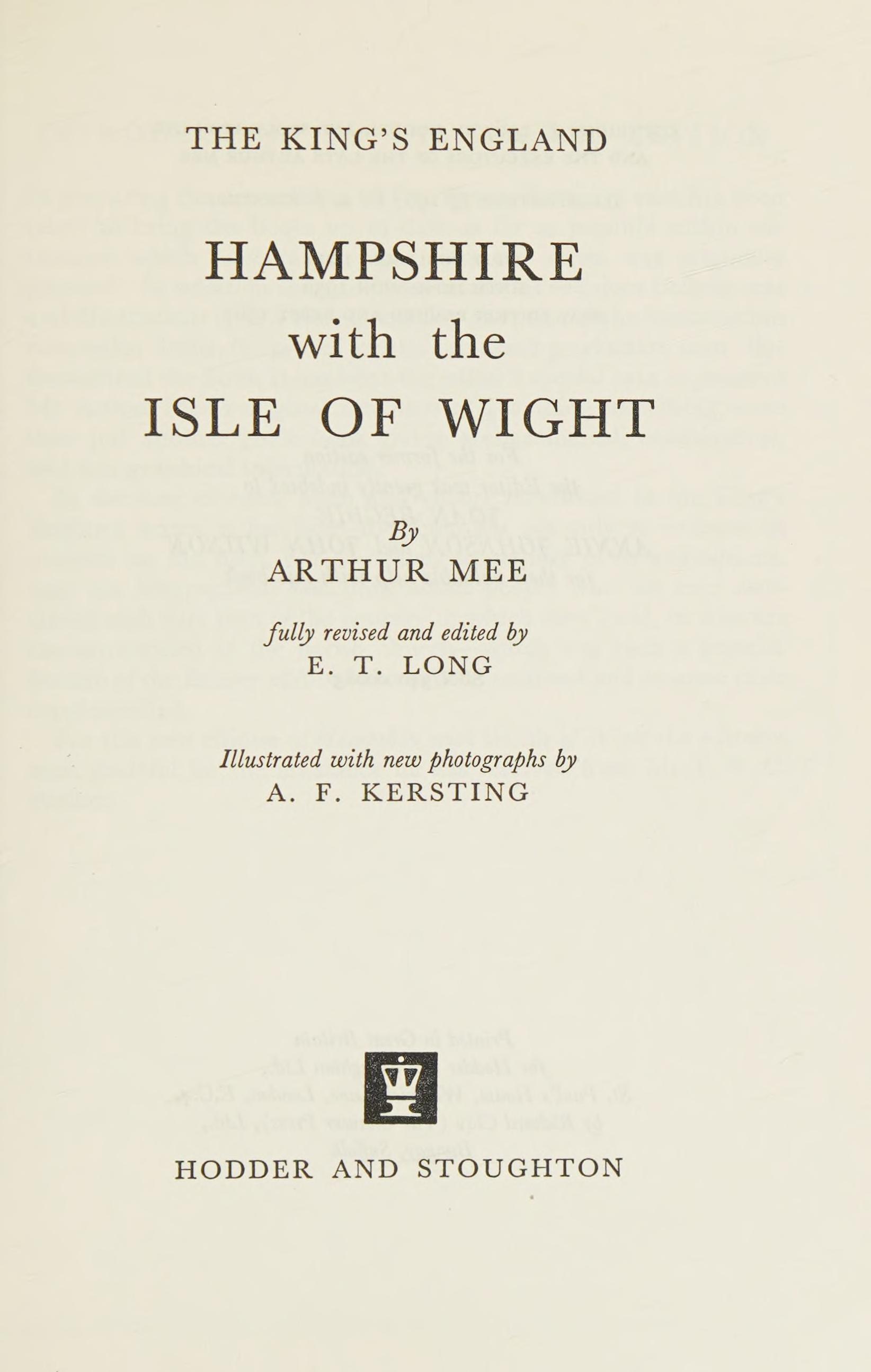 Hampshire with the Isle of Wight