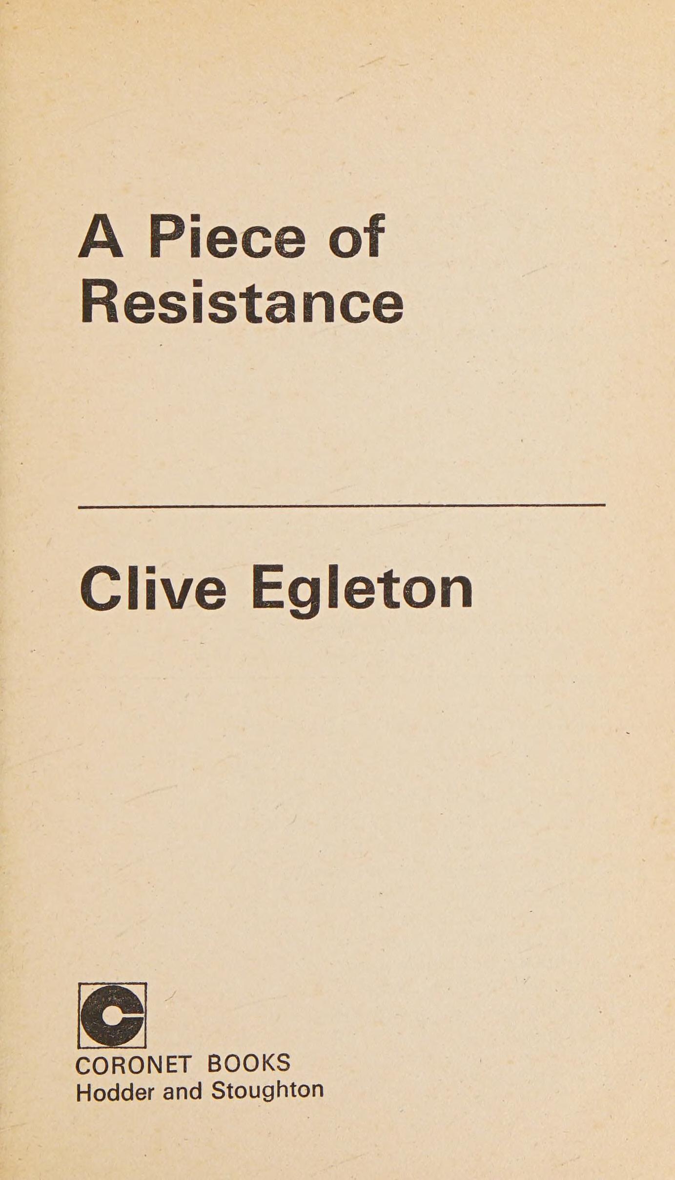 Piece of Resistance