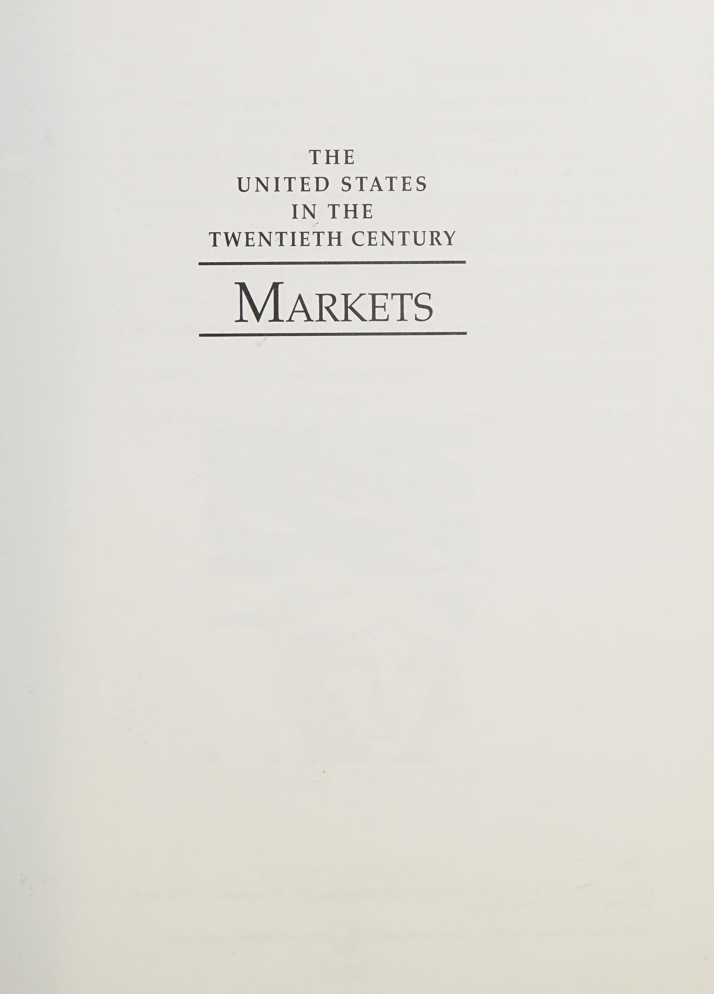 United States in the 20Th Century United States In The Twentieth Century