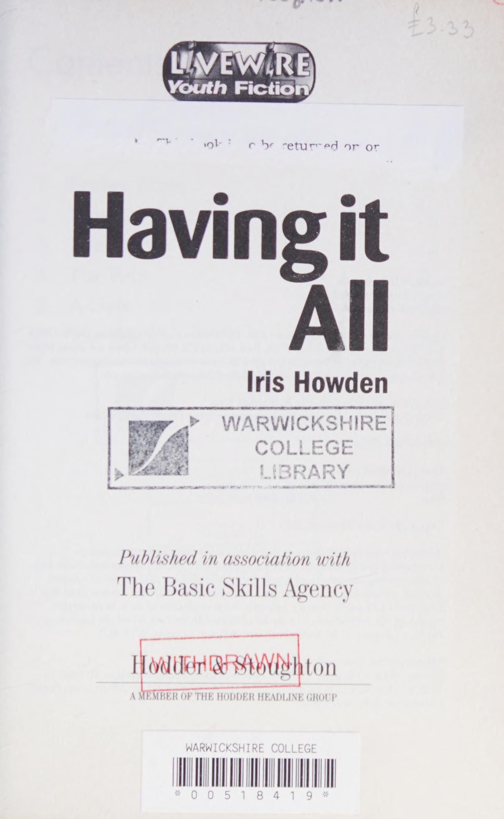 Having It All