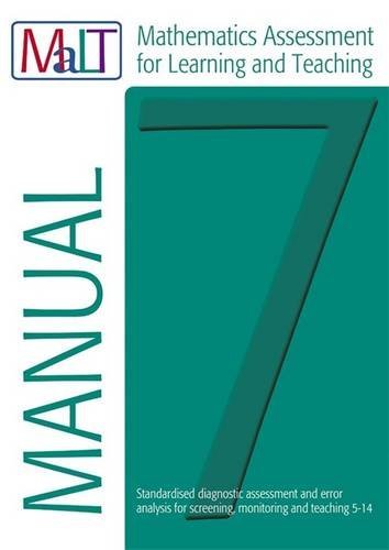 Mathematics Assessment For Learning And Teaching: Specimen Set V.7: Specimen Set Vol 7