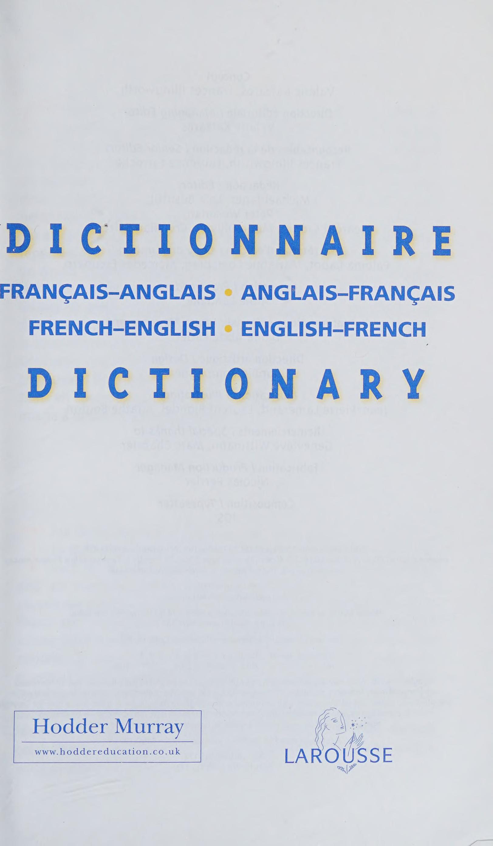 School French Dictionary