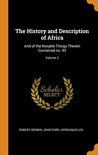 The History and Description of Africa