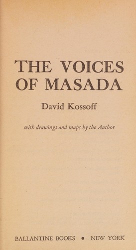 The Voices of Masada
