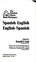 The Random House Basic Dictionary Spanish English Spanish