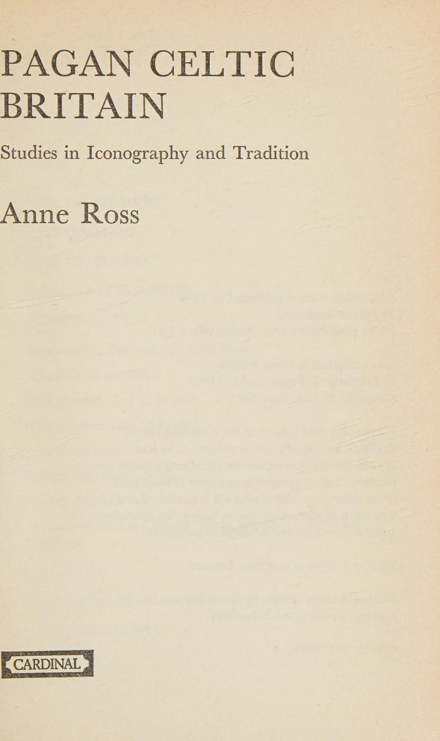 Pagan Celtic Britain