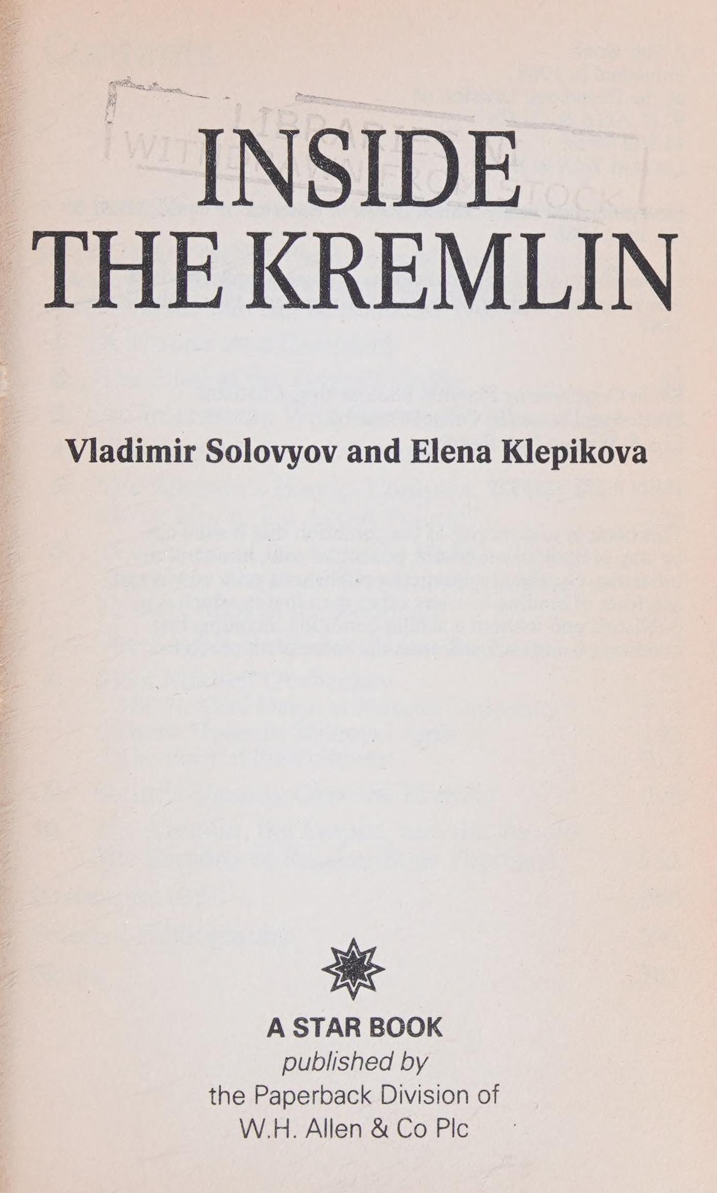 Inside the Kremlin