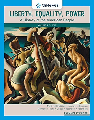 Liberty, Equality, Power: A History Of The American People, Volume I