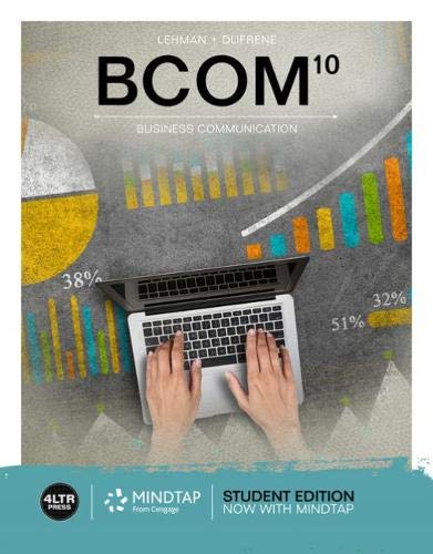Bcom With Mindtap 1 Term Printed Access Card