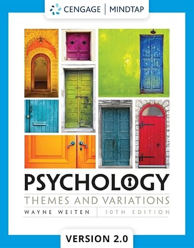 MindTapV2.0 for Weiten's Psychology