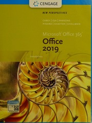 Illustrated Microsoft Office 365 & Office 2019 Introductory