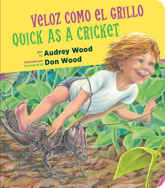 Veloz Como El Grillo/Quick As A Cricket Bilingual Board Book
