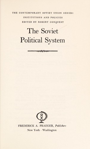 The Soviet Political System