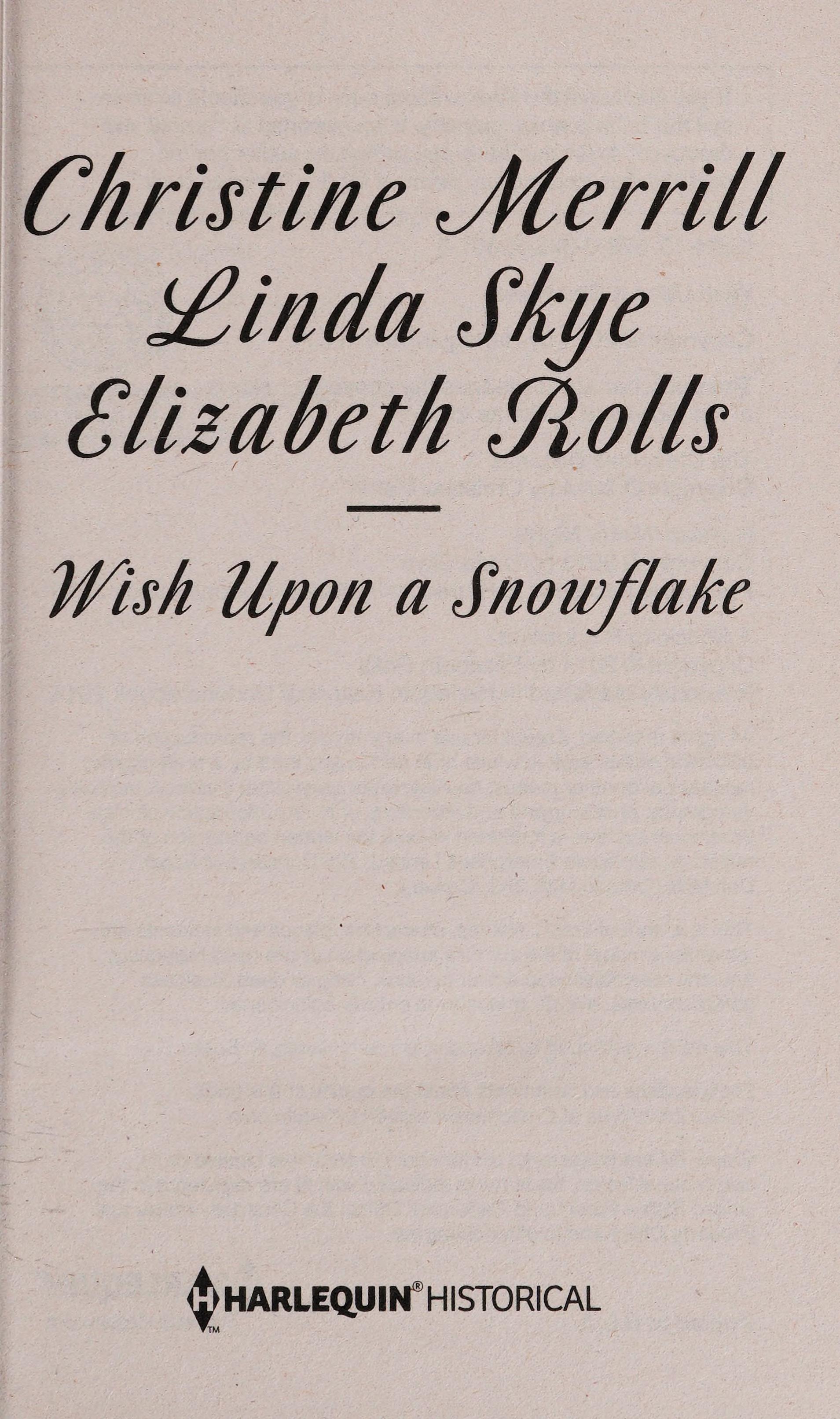Wish upon a Snowflake