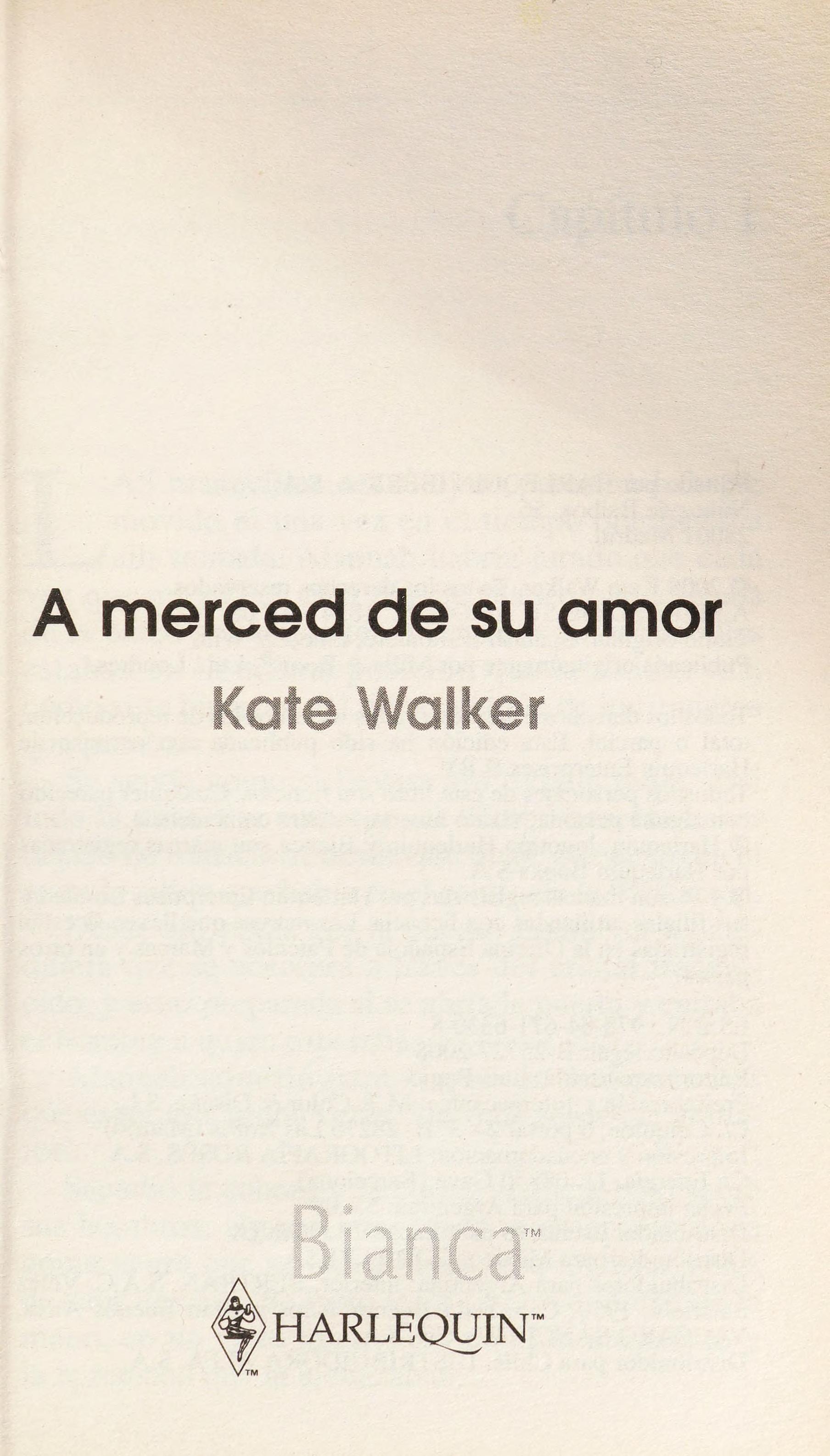 A MERCED DE SU AMOR