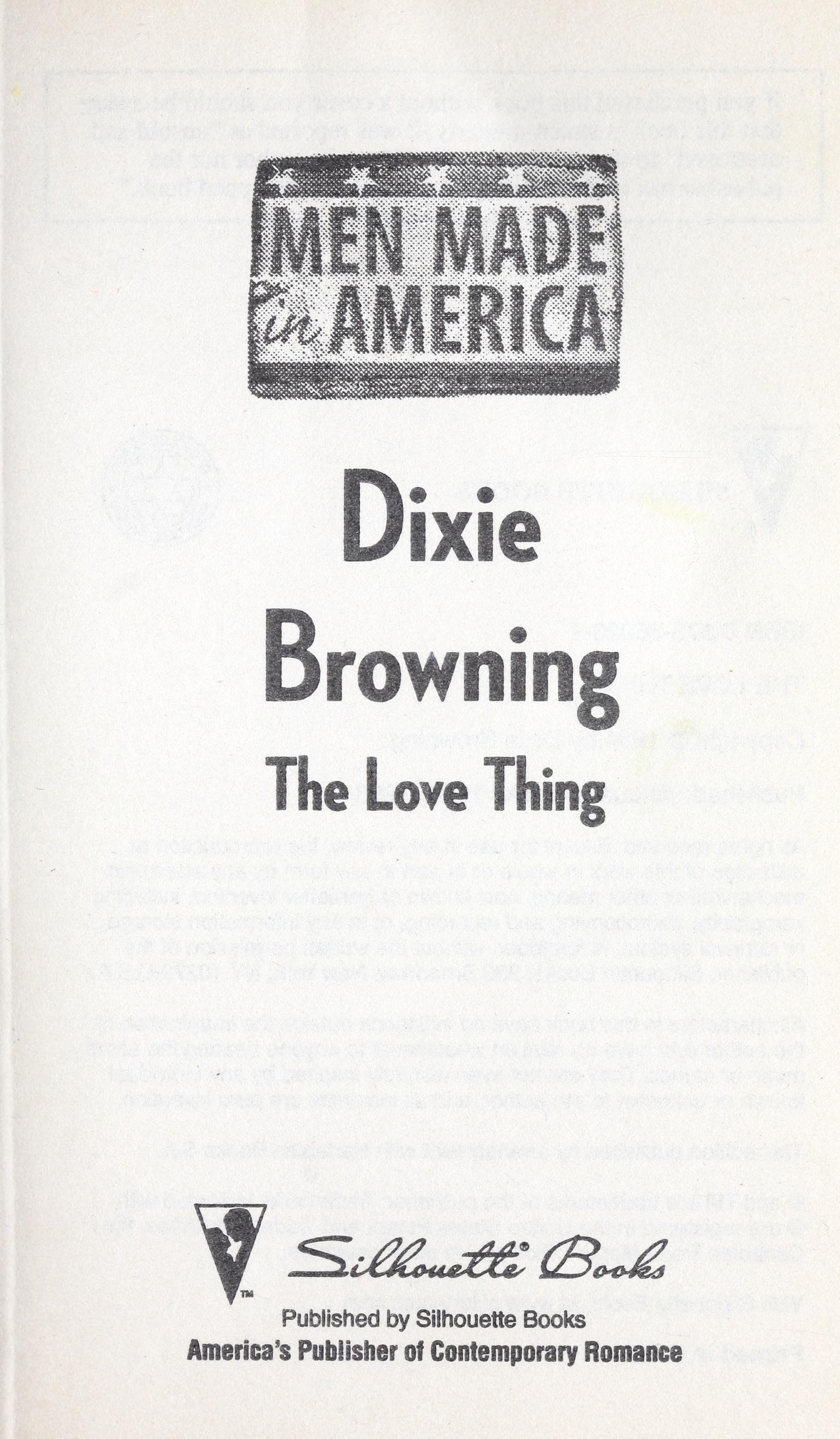 The Love Thing