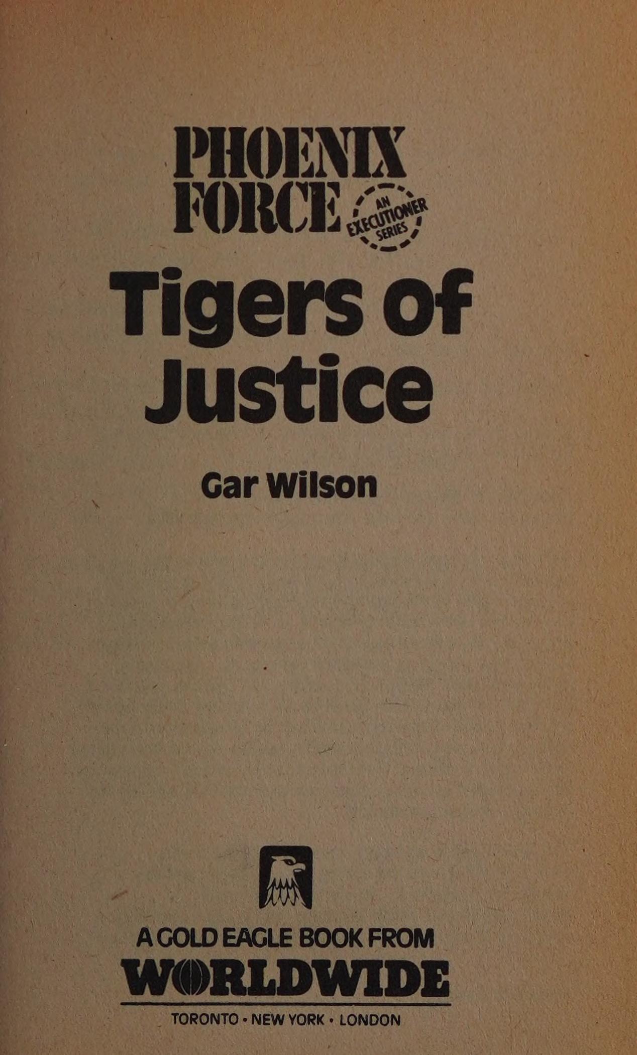 Tigers Justice Phoenix Force 4