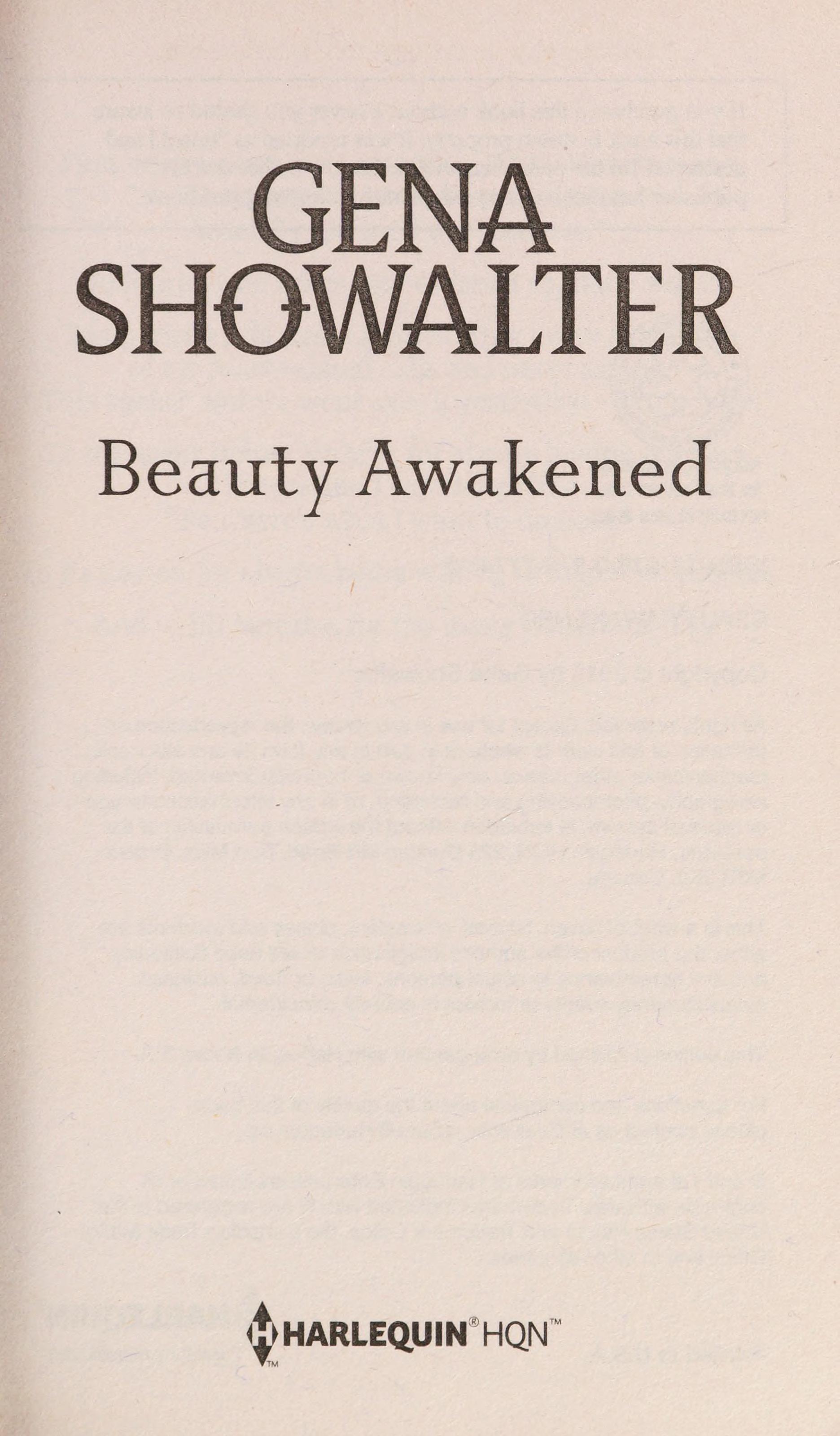 Beauty Awakened by Gena Showalter, ISBN 9780373777433