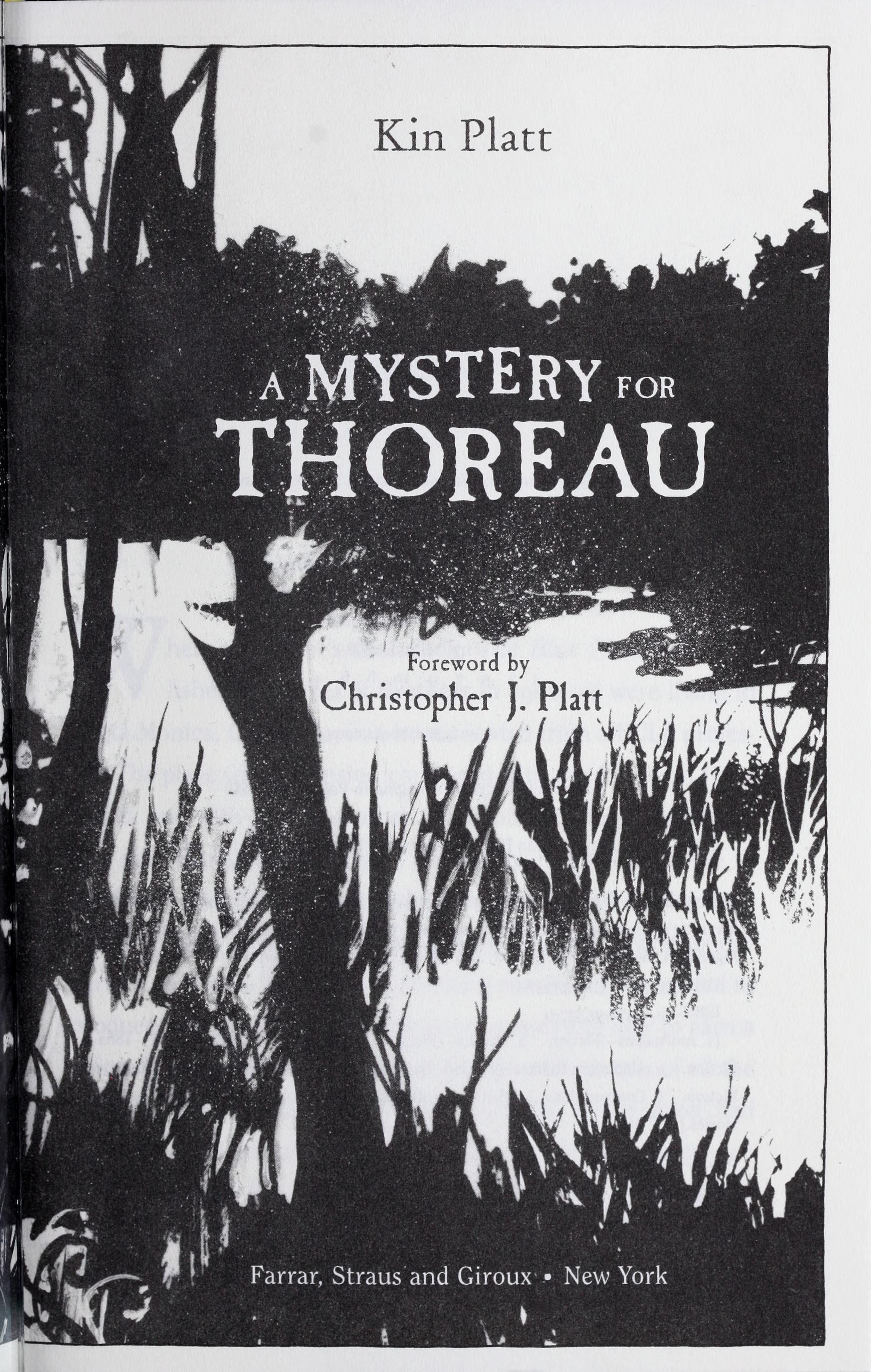A Mystery for Thoreau