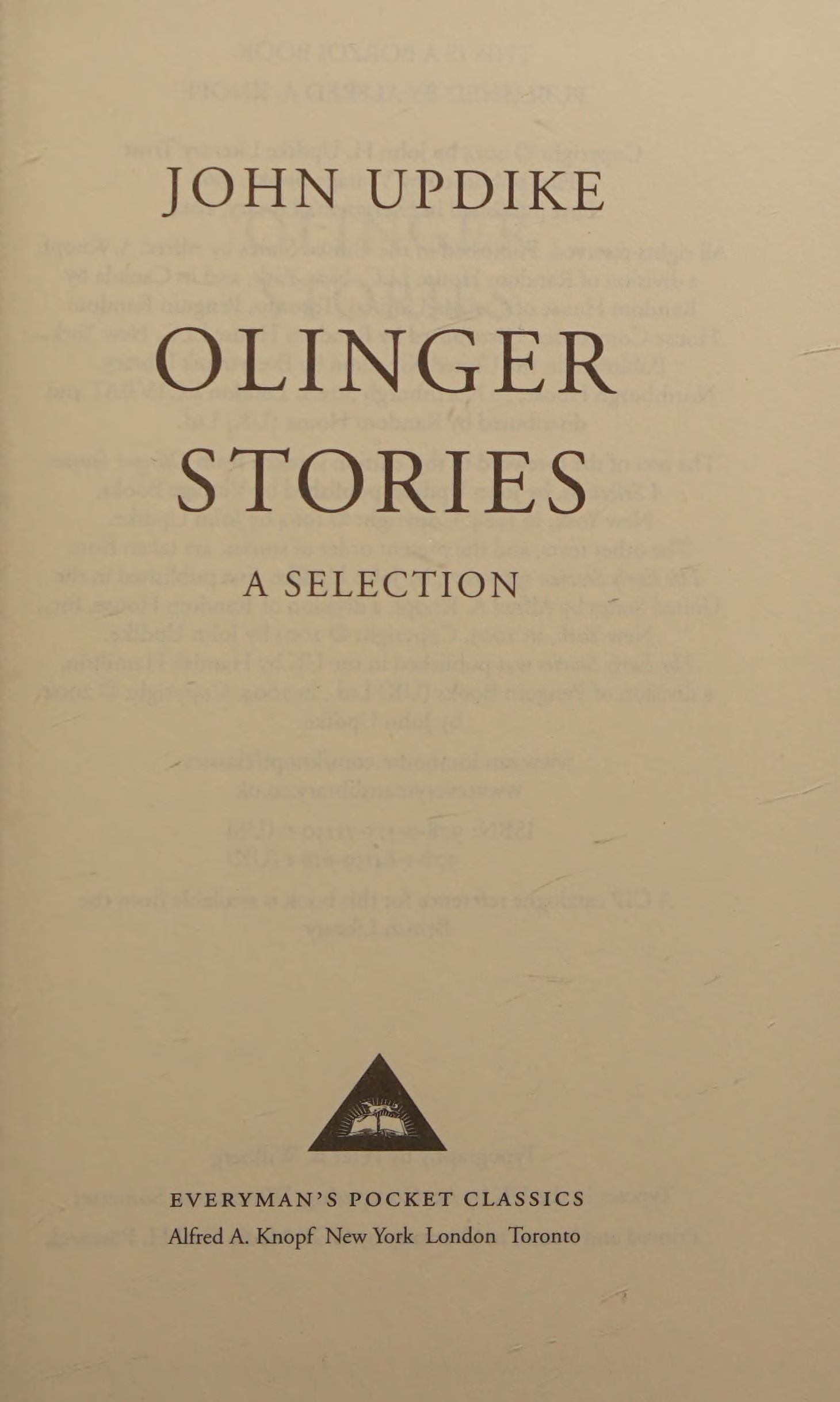 Olinger Stories