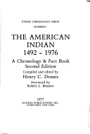 The American Indian, 1492-1976: A Chronology And Fact Book