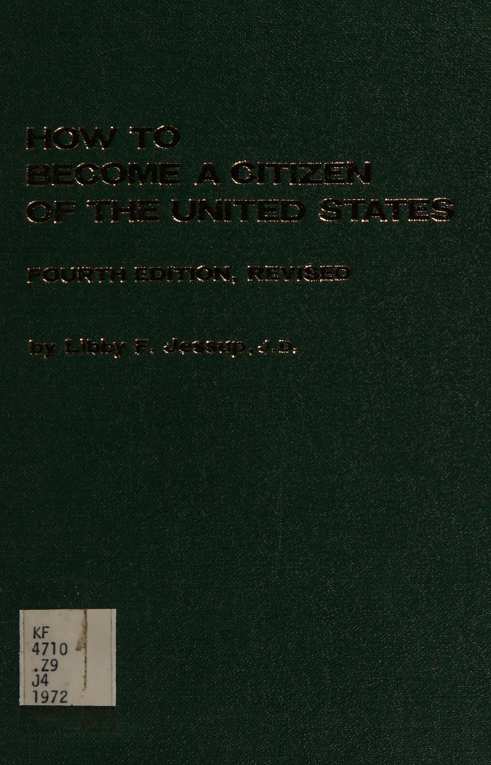 How To Become A Citizen Of The United States
