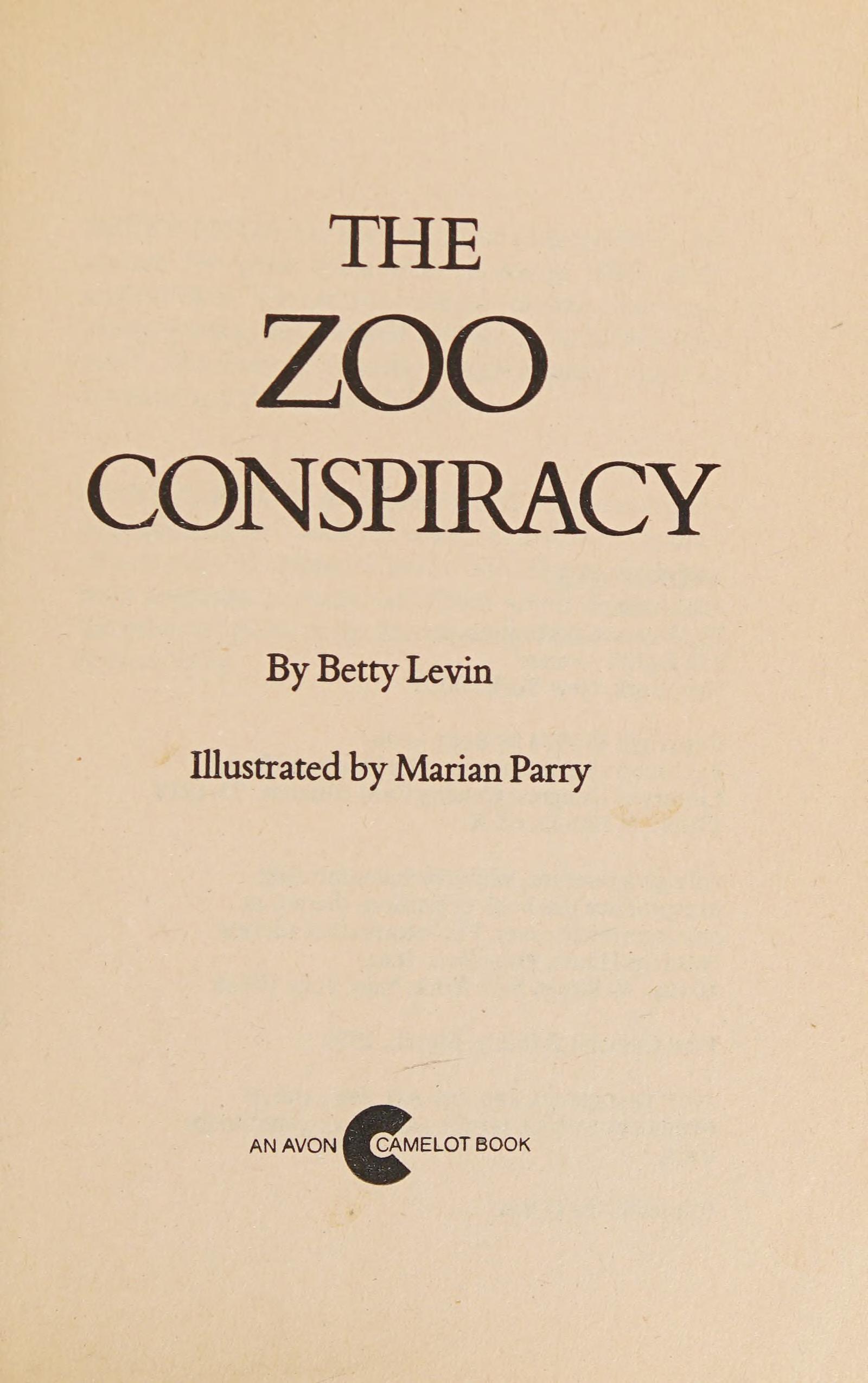The Zoo Conspiracy