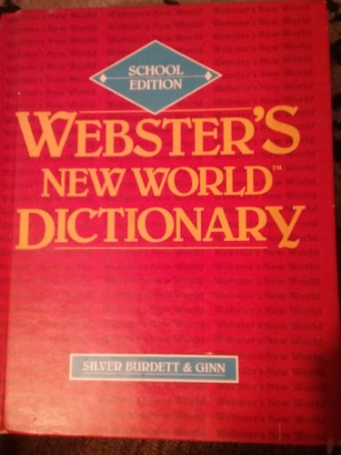 WEBSTERS NEW WORLD DICTIONARY