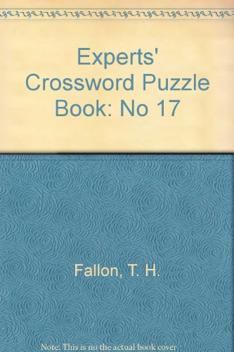Experts' Crossword Puzzle Book