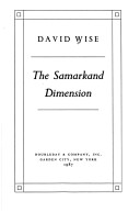 Samarkand Dimension