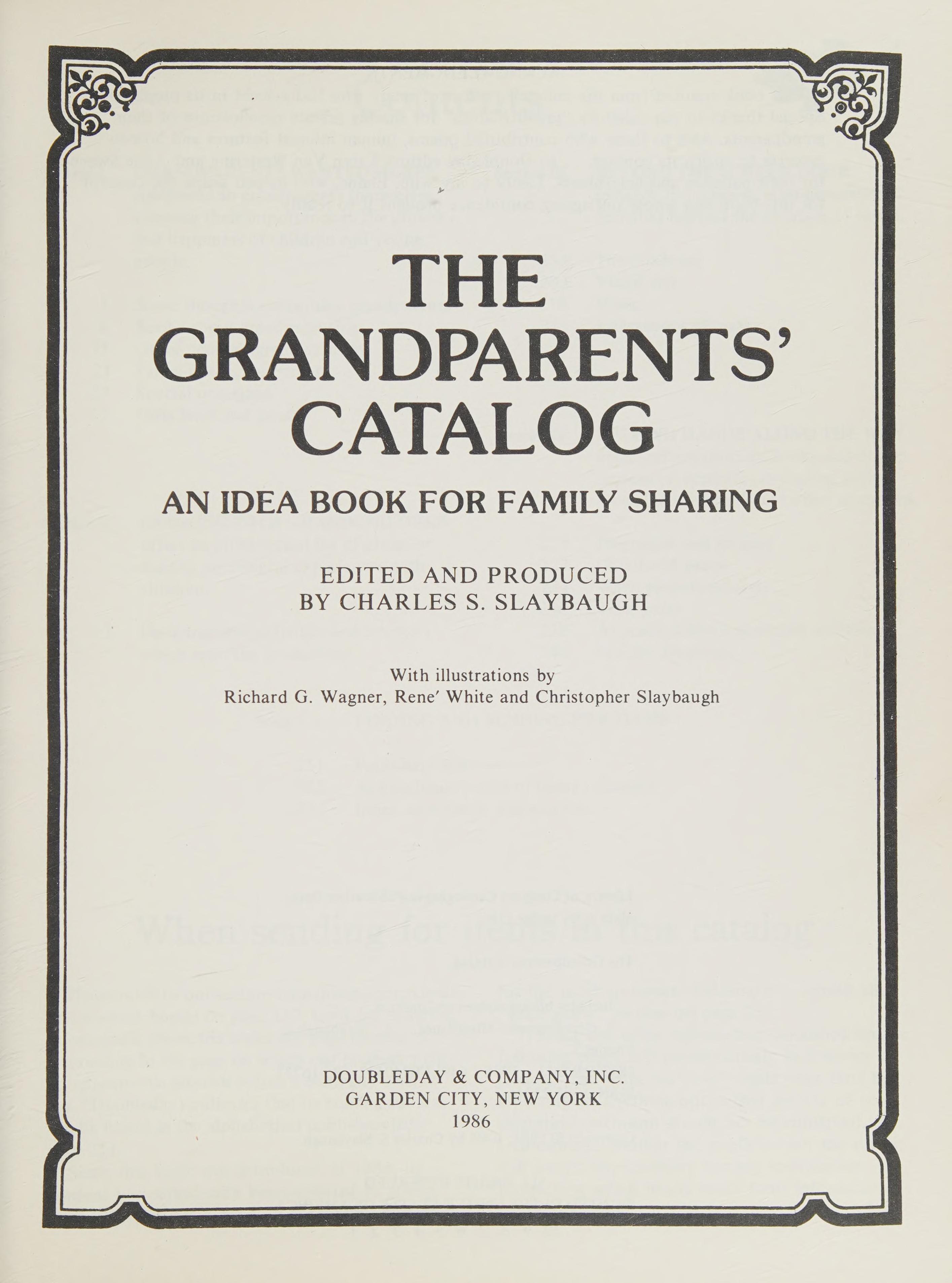 Grandparent Catalog