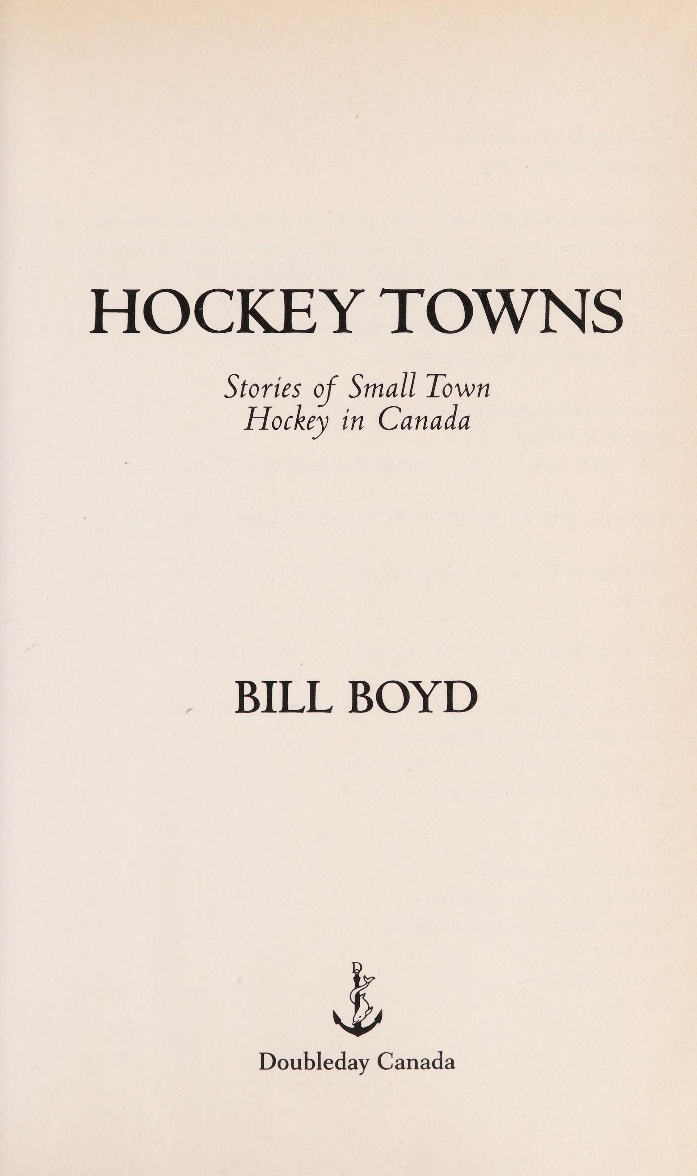 Hockey Towns