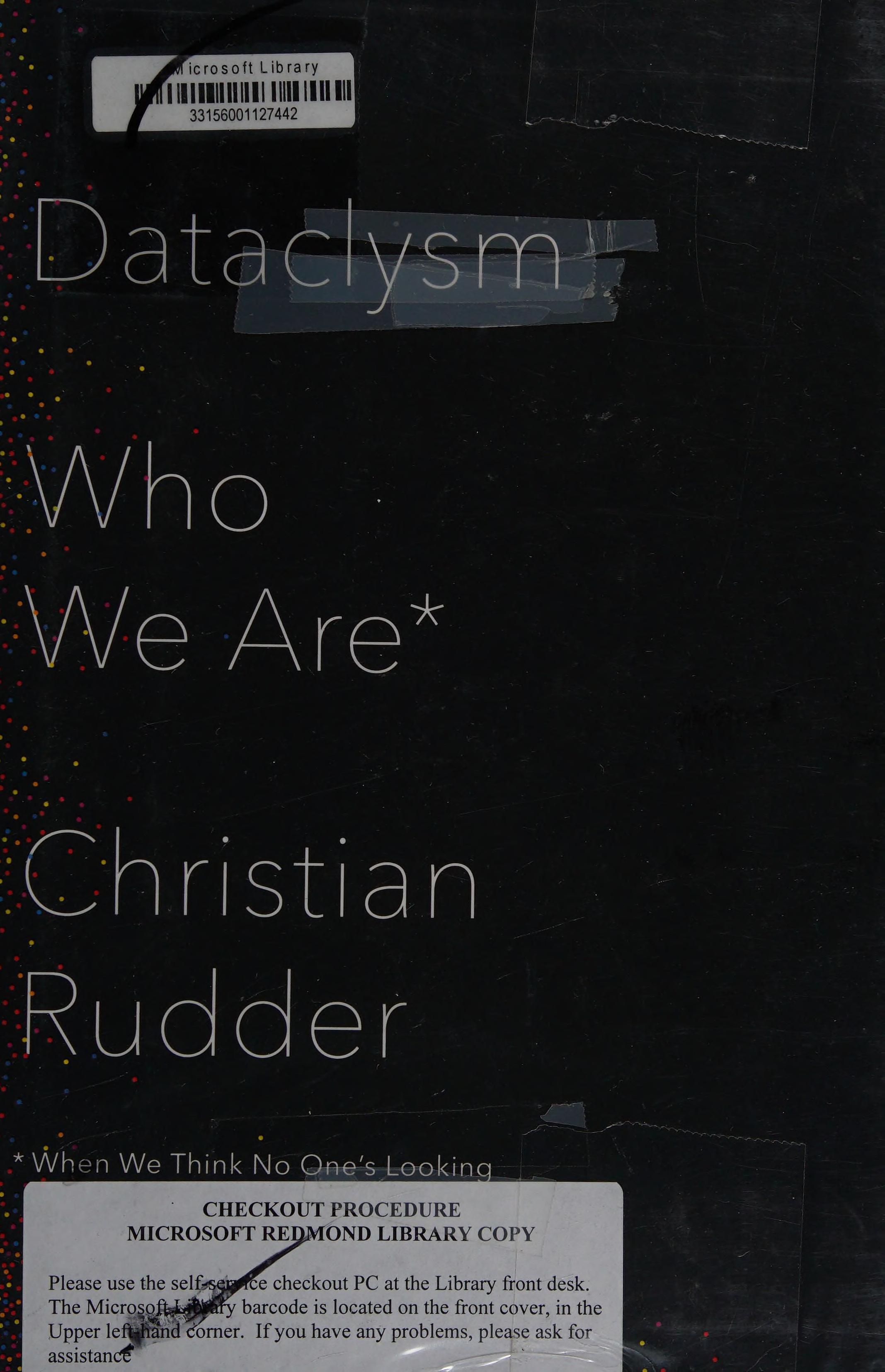 Dataclysm by Christian Rudder, ISBN 9780385347372